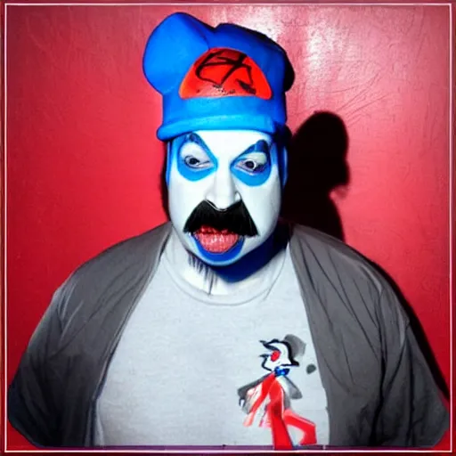 Image similar to Juggalo Smurf