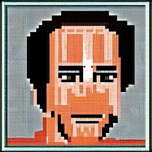 Image similar to seinfeld pixel art