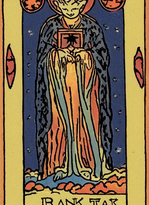 Image similar to blank tarot card