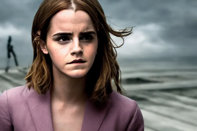 Prompt: emma watson, movie still, sharp focus, cinematic Christopher nolan film