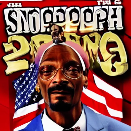 Image similar to Snoop Dogg as President of America