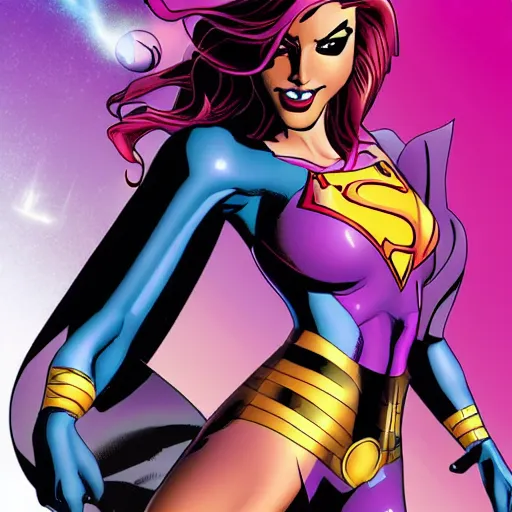 Prompt: dc comics starfire