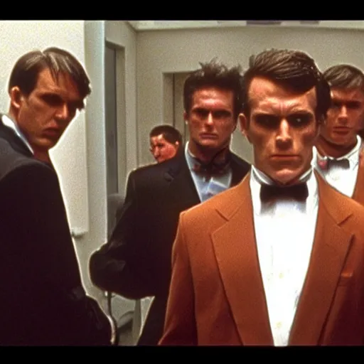 Image similar to Caesar, Brutus, Trajan in American Psycho (1999)