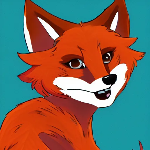 Image similar to Furry (fandom) art of an anthropomorphic furry fox character, furry fandom, digital art, furry art, trending