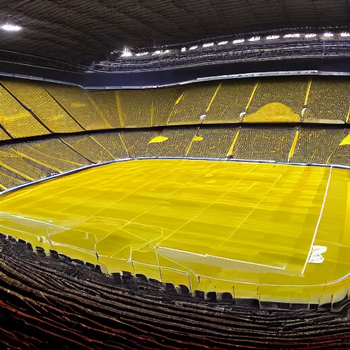 Image similar to big stadium yellow colored,