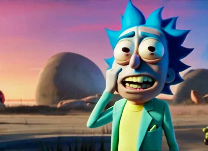 Image similar to film still of rick sanchez in the new pixar scifi movie 4 k,,,,,,,,,,,,,,,,,,,,,,,,,,,,,,,,,,,,,,,,,,,,,,,, rick and morty