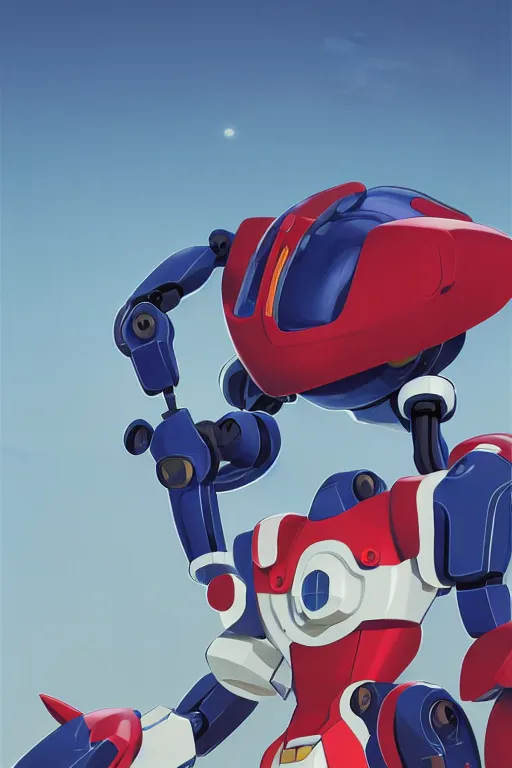 Prompt: metabots medabots medarotto medarot robot minimalist, behance hd by jesper ejsing, by rhads, makoto shinkai and lois van baarle, ilya kuvshinov, rossdraws global illumination