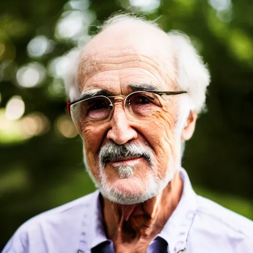 Image similar to dslr photo portrait still of 7 3 year old age 7 3 michael brecker at age 7 3!!!, 8 5 mm f 1. 8