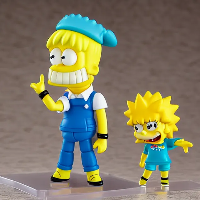 Image similar to spongebart simpsonpants, an anime nendoroid of spongebart simpsonpants, figurine, detailed product photo