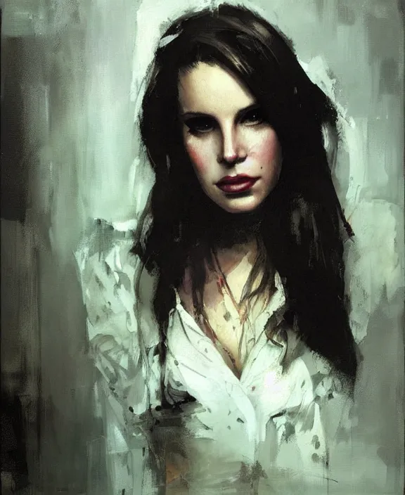 Image similar to lana del rey by jeremy mann