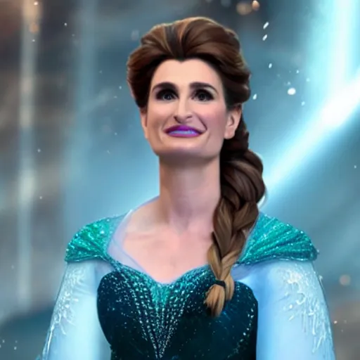 Image similar to A still of Idina Menzel as Elsa