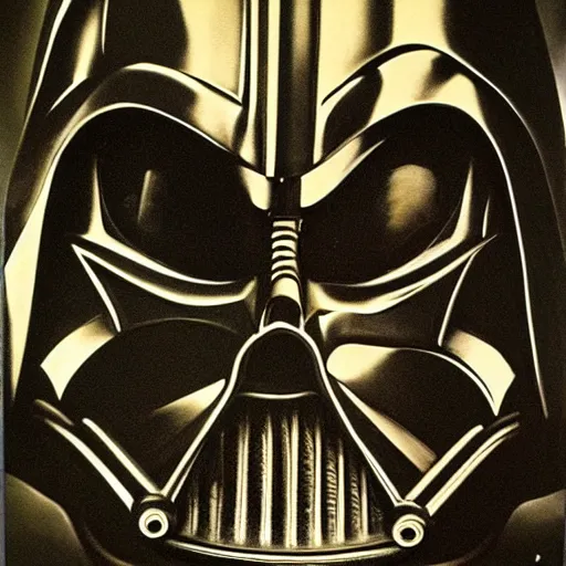 Image similar to giger, darth vader