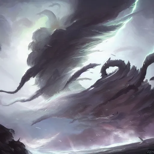 Image similar to grey storm tornado spell, epic fantasy style, in the style of Greg Rutkowski, hearthstone artwork