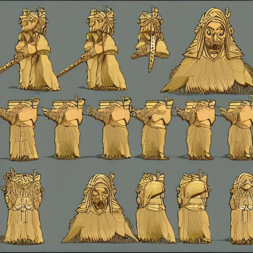 Prompt: orthographic reference sheet for a dnd saci from the brazilian folklore
