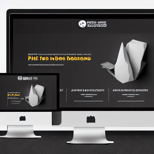 Image similar to landing page of a 3 d printing bussines, web design, concept, awwwards