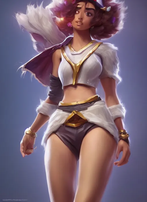 Image similar to taliyah, from league of legends, au naturel, pawg, naturlig naken, hyper detailed, digital art, trending in artstation, cinematic lighting, studio quality smooth render, unreal engine 5 rendered, octane rendered, art style by klimt and nixeu and ian sprigger and wlop and krenz cushart