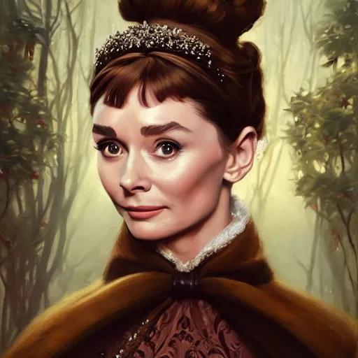 Image similar to audrey hepburn in an epic victorian novel, various backgrounds, intricate, elegant, highly detailed, digital painting, artstation, matte, illustration, art by artgerm, greg rutkowski, loish, rhads, ferdinand knab, makoto shinkai, lois van baarle, ilya kuvshinov, rossdraws, tom bagshaw