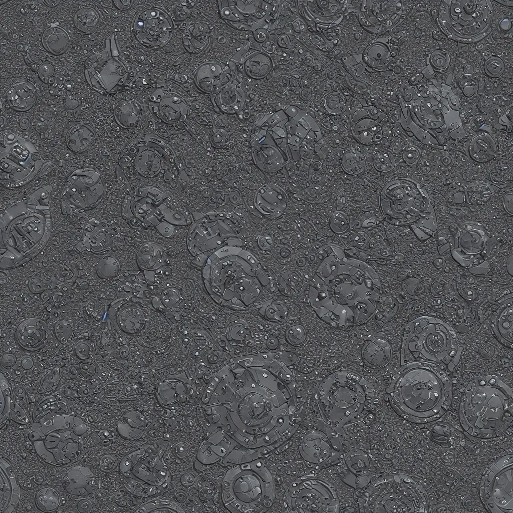 Image similar to seamless tileable texture of sci fi space panels, realistic, very detailed, beautiful, intricate details, space ship gribble, hard surface modeling, zbrush, 3 d maya, sharp focus, substance designer, substance render, substance painter, marmoset, unreal engine, octane render