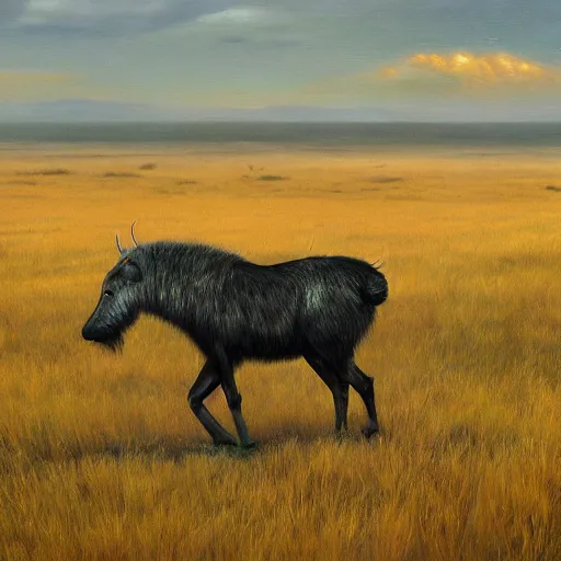 Prompt: a super majestic, beautiful strange true to life hyperrealistic oil painting depicting what it feels like to wander the great plains as a ghost with no social skills. 1 6 k resolution. vivid light and colors. fantasical