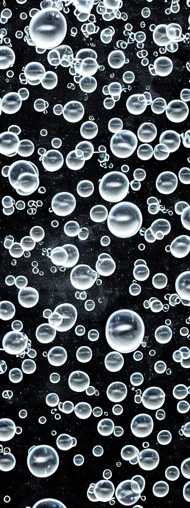 Image similar to wallpaper of bubbles filled with smoked bursting,