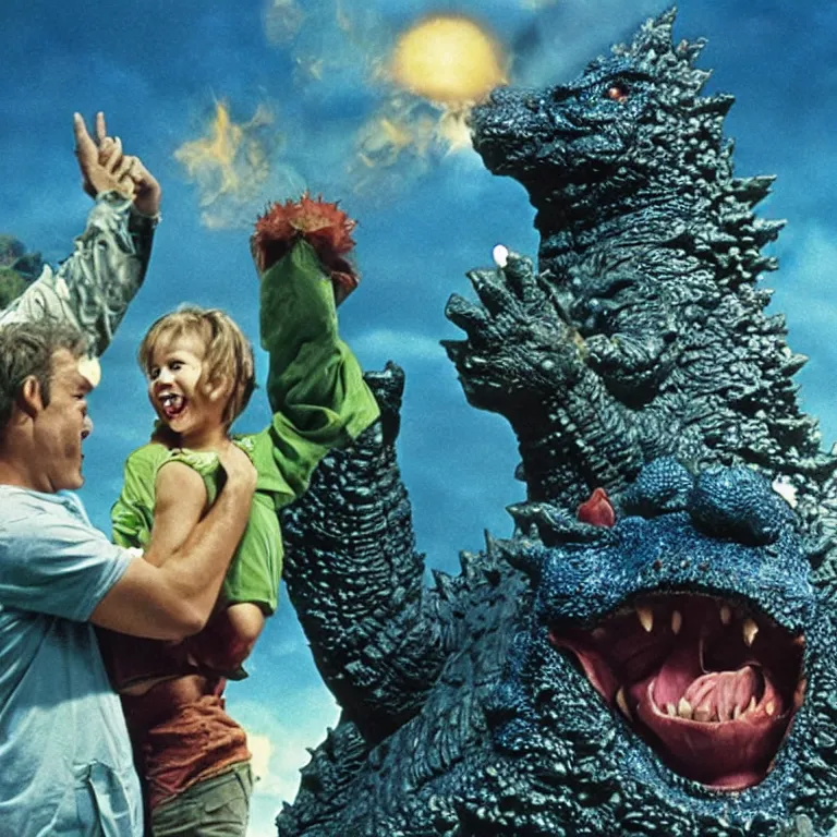 Image similar to Godzilla, Barney & Friends (1992)