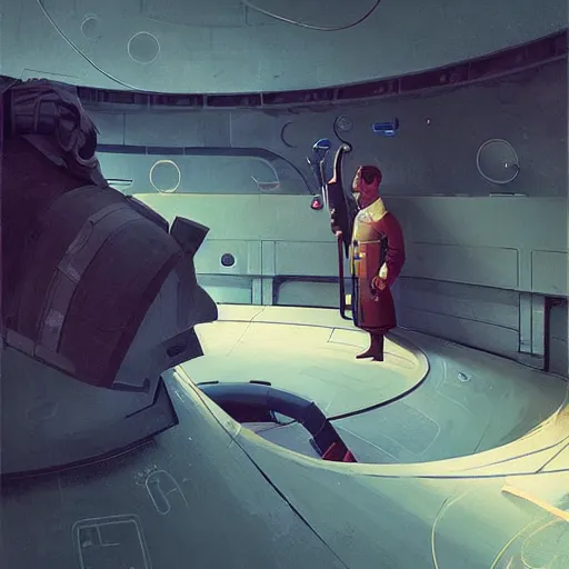 Prompt: people talking inside a space base , artwork by Sergey Kolesov, detailed, dynamic, cinematic composition