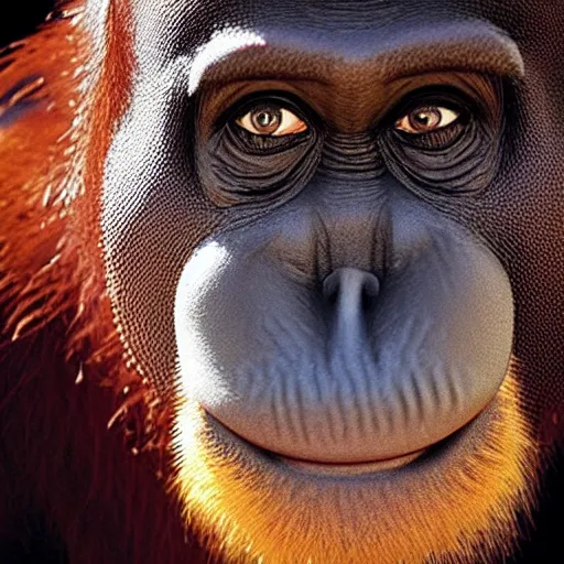 Prompt: “Jeremy Clarkson as an Orangutan”