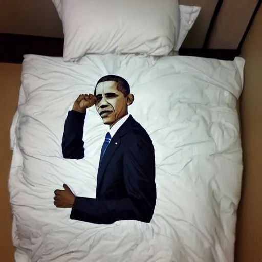 Prompt: is that Obama underneath my bed???