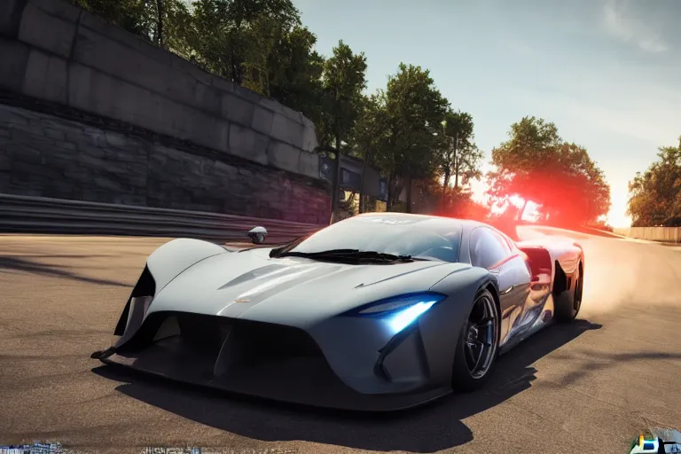 Image similar to photo wallpaper sport car gran turismo 7 forza horizon need for speed fast and furious 5 unreal engine supercar hypercar game concept car octane render, 4 khd 2 0 2 2 3 d cgi rtx style chrome reflexion global illumination ray tracing hdr arstation pixar and disney unreal