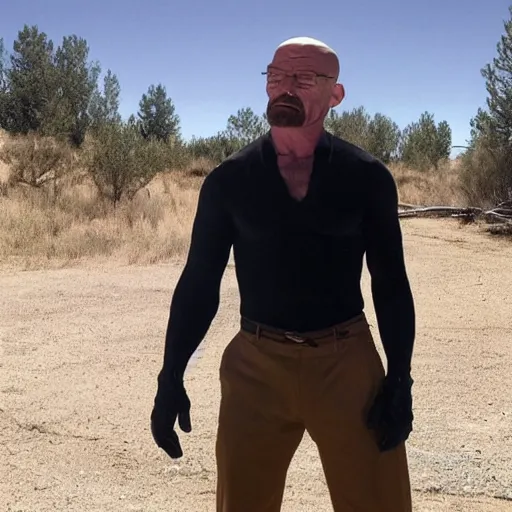 Image similar to walter white as gigachad