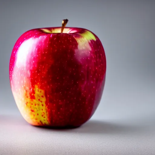 Image similar to HD picture of an apple, bokeh, studio lighting