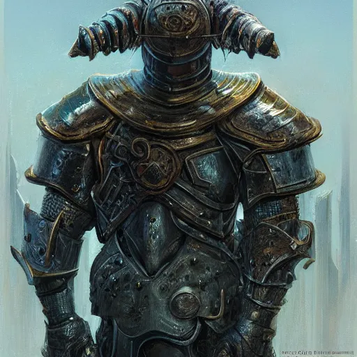 Image similar to the eldritch lovecraftion knight as a realistic fantasy knight, closeup portrait art by donato giancola and greg rutkowski, digital art, trending on artstation, symmetry!!