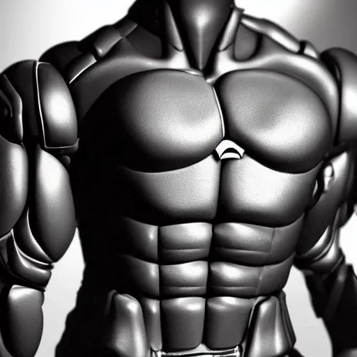 Image similar to muscular buff life sized ken doll also as a male android