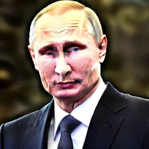 Image similar to putin with a mohawk