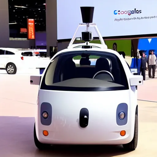 Image similar to google self driving car with shark mouth decal, photo from defense innovations expo 2 0 2 0