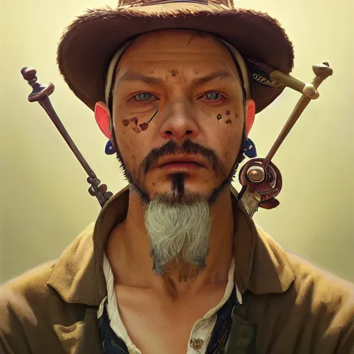 Prompt: highly detailed vfx portrait of tony tony chopper, stephen bliss, greg rutkowski, loish, rhads, beeple, makoto shinkai, tom bagshaw, alphonse mucha, sharp focus, art by artgerm, greg rutkowski, stanley kubrick, backlit, harsh overhead sunlight,