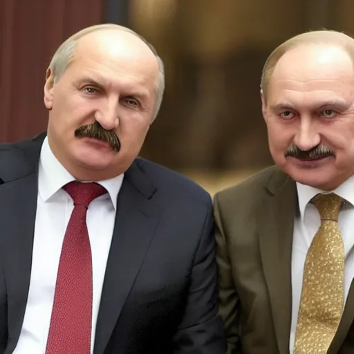 Image similar to alexander lukashenko looking like a blonde russian girl