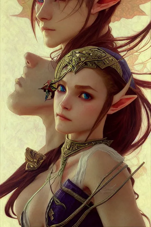 Image similar to legend of zelda!! metamorphosis, perfect face!!, fantasy, intricate, elegant, dramatic lighting, emotionally evoking symbolic metaphor, highly detailed, photorealistic, artstation, concept art, smooth, sharp focus, art by john collier and albert aublet and krenz cushart and artem demura and alphonse mucha