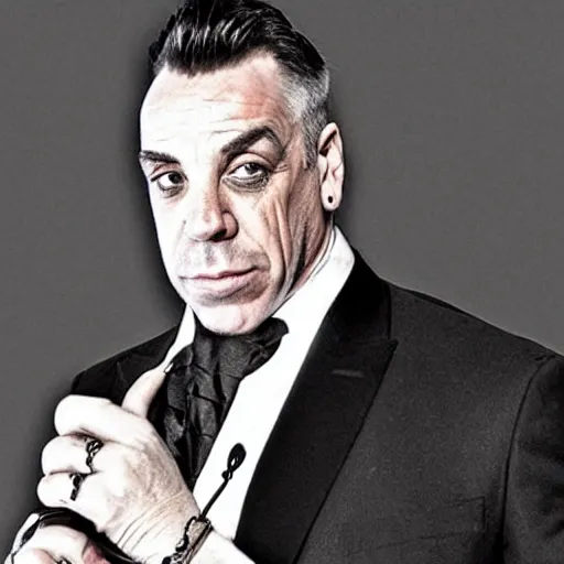 Prompt: Meme of Till Lindemann