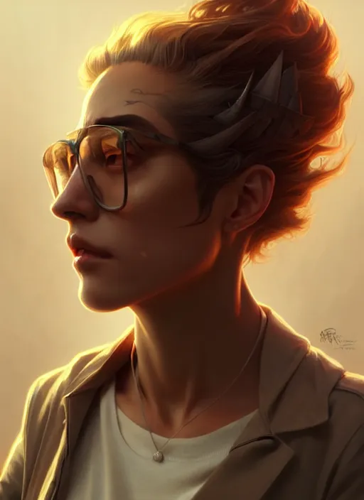 Image similar to ultra realistic illustration, rick sanchez. intricate, highly detailed, digital painting, artstation, concept art, smooth, sharp focus, illustration, art by artgerm and greg rutkowski and alphonse mucha and wlop