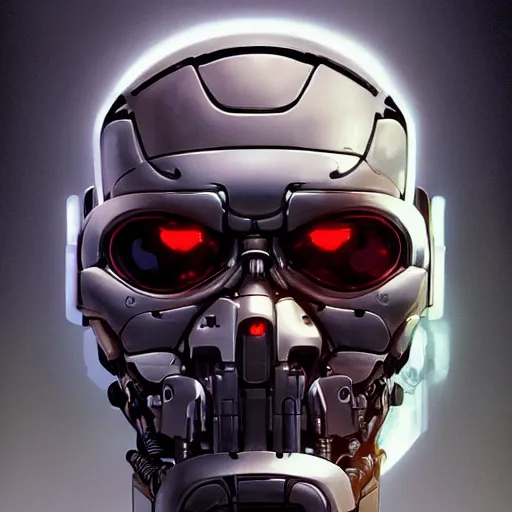 Image similar to face icon stylized minimalist terminator genysis, loftis, cory behance hd by jesper ejsing, by rhads, makoto shinkai and lois van baarle, ilya kuvshinov, rossdraws global illumination