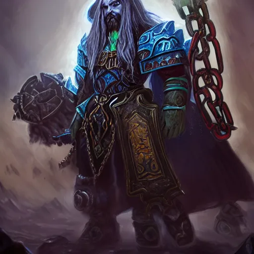 kelthuzad possessed by kelthuzad, naxxramas, chains, | Stable Diffusion ...