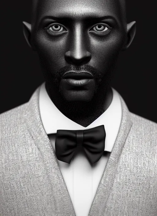 Image similar to an anthropomorphic beautiful black male portrait taking photos black letter jacket, short hair, fine art, award winning, intricate, elegant, sharp focus, octane render, hyperrealistic, cinematic lighting, highly detailed, digital painting, 8 k concept art, art by jamie hewlett and z. w. gu, masterpiece, trending on artstation, 8 k