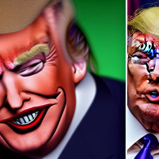 Image similar to donald trump as the joker