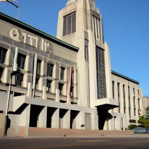 Image similar to art deco city hall