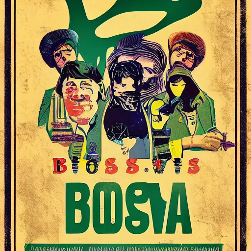 Prompt: bossanova poster