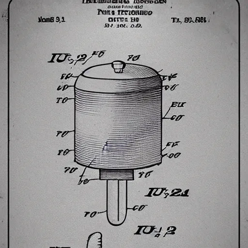 Image similar to Illustration of a US Patent of a toilet plunger