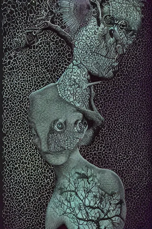 Image similar to cell shaded optical illusion by dan hillier color work by daniel merriam