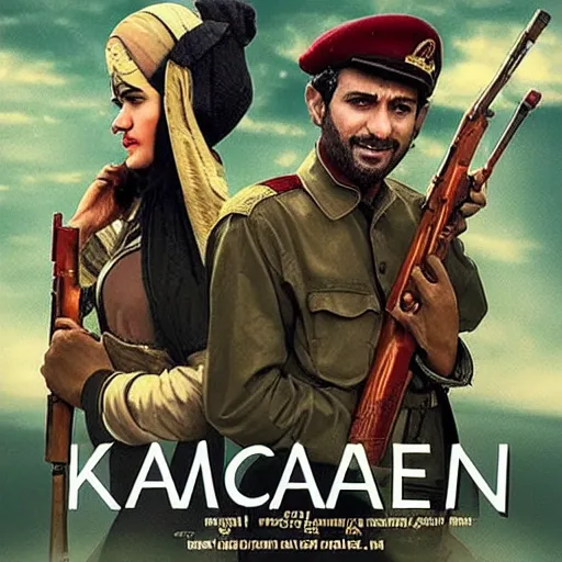 Prompt: Kashmir movie posters, artistic!!!, artstation