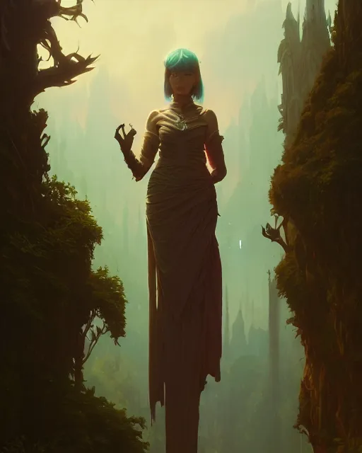 Prompt: highly detailed vfx portrait of a fantasy magic, unreal engine, greg rutkowski, loish, rhads, beeple, makoto shinkai and lois van baarle, ilya kuvshinov, rossdraws, tom bagshaw, alphonse mucha, global illumination, detailed and intricate environment